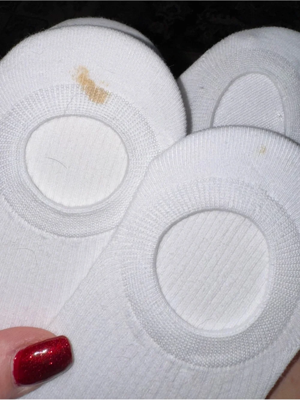 GAP White No-Show Athletic Sock Liners - 6 Pair
